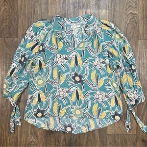 Christian Siriano New York Floral Blouse - 100% Rayon